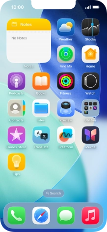 If you're using a Widget Stack: slide up or down on the stack to select the required widget. If you're using a Widget Stack: slide up or down on the stack to select the required widget.