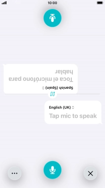 Press the end icon to end two-way view. Press the end icon to end two-way view.
