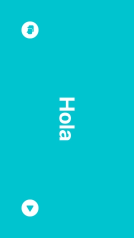 Press the split view icon to go back to display of both languages. Press the split view icon to go back to display of both languages.