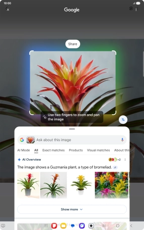 Follow the instructions on the screen to use the search results. Follow the instructions on the screen to use the search results.