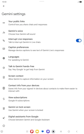 Follow the instructions on the screen to select the required settings. Follow the instructions on the screen to select the required settings.