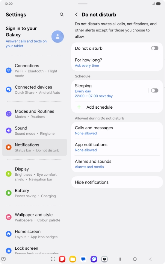 Press the indicator next to Press the indicator next to