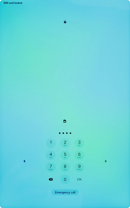 If you're asked to key in your PIN, do so and press OK. If you're asked to key in your PIN, do so and press OK.