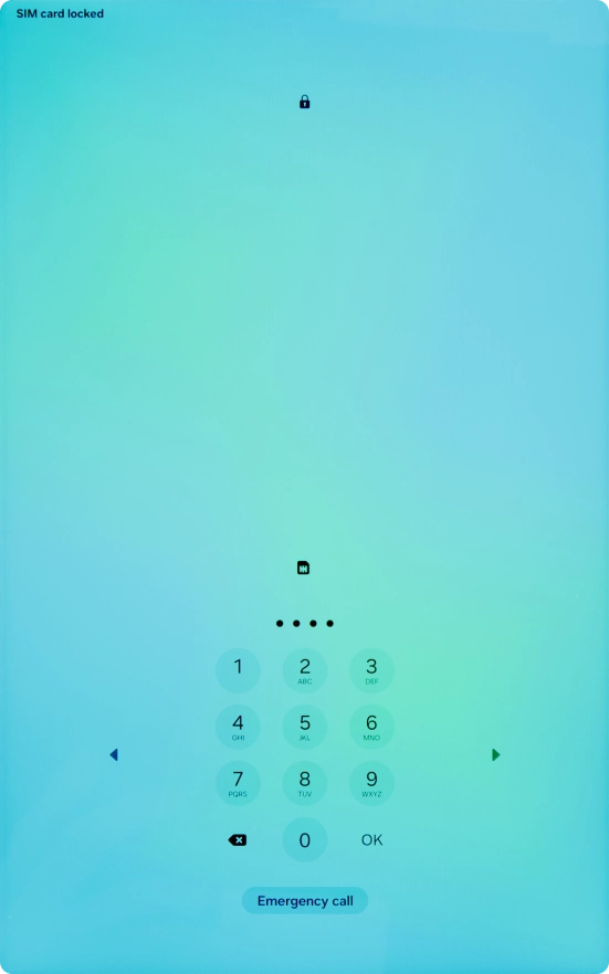If you're asked to key in your PIN, do so and press OK. If you're asked to key in your PIN, do so and press OK.