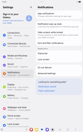 Press App notifications. Press App notifications.
