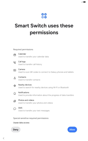 Press Allow. Press Allow.