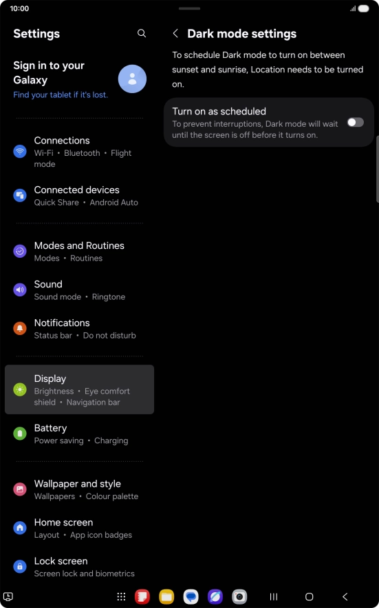 Press the indicator next to Press the indicator next to