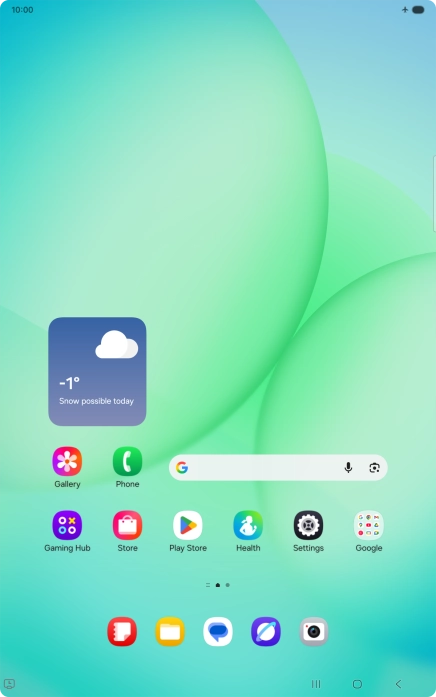 The flight mode icon shows that flight mode is turned on. The flight mode icon shows that flight mode is turned on.