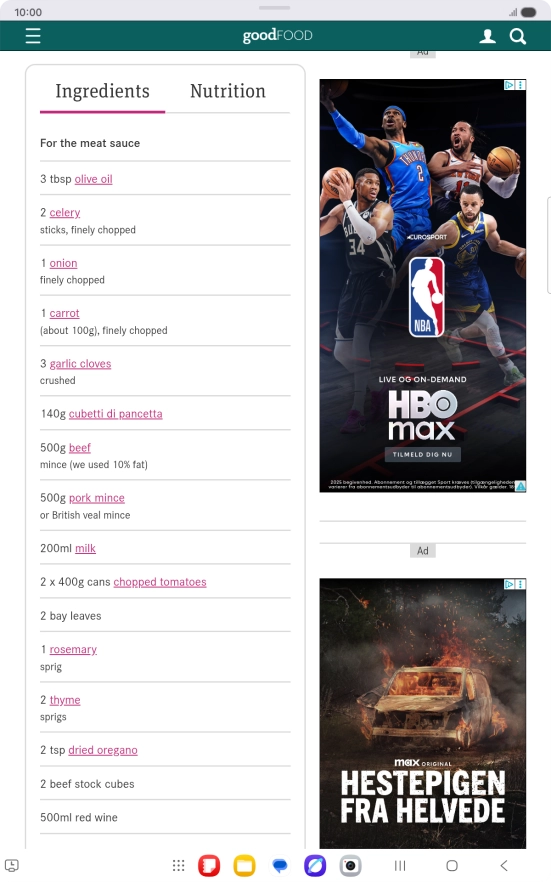 Go to the required screen. Go to the required screen.