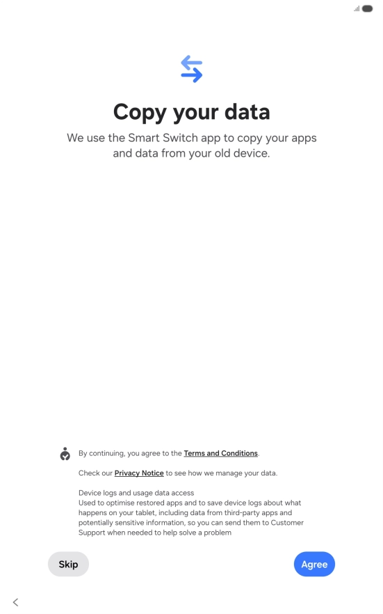 Press Agree. Press Agree.