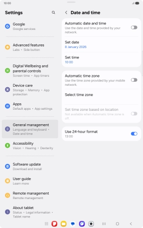 Press the indicator next to Press the indicator next to