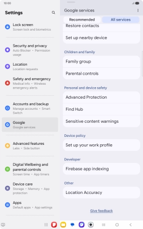 Press Find Hub. Press Find Hub.