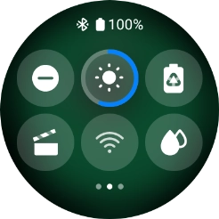 Desliza el dedo hacia arriba desde la parte inferior de la pantalla para cerrar el panel de estado. Desliza el dedo hacia arriba desde la parte inferior de la pantalla para cerrar el panel de estado.