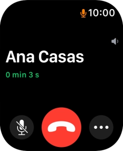 Pulsar el icono de finalizar llamadas. Pulsar el icono de finalizar llamadas.