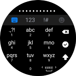 Introduce la contraseña de la red Wi-Fi y pulsa el icono de aceptar. Introduce la contraseña de la red Wi-Fi y pulsa el icono de aceptar.