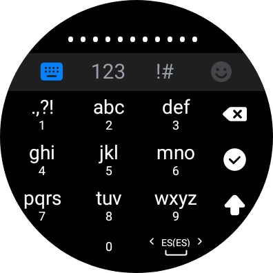 Introduce la contraseña de la red Wi-Fi y pulsa el icono de aceptar. Introduce la contraseña de la red Wi-Fi y pulsa el icono de aceptar.
