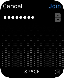 Introduce la contraseña de la red Wi-Fi y pulsa Join. Introduce la contraseña de la red Wi-Fi y pulsa Join.