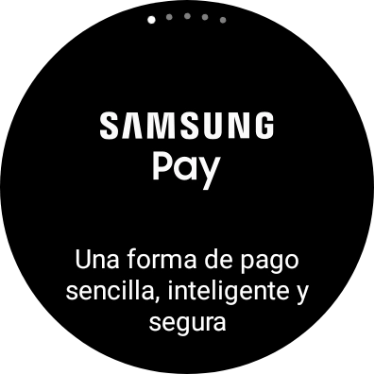 Pulsa el botón de retroceso durante unos instantes para activar Samsung Pay. Pulsa el botón de retroceso durante unos instantes para activar Samsung Pay.