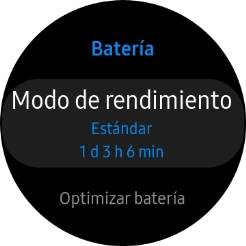Pulsa Modo de rendimiento. Pulsa Modo de rendimiento.