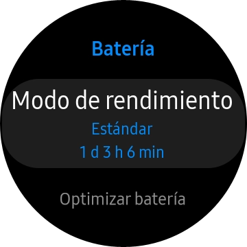 Pulsa Modo de rendimiento. Pulsa Modo de rendimiento.
