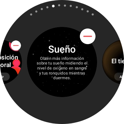 Pulsa el icono de eliminar widgets. Pulsa el icono de eliminar widgets.