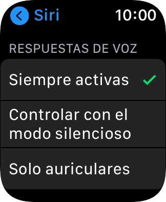 Pulsa el ajuste deseado bajo Pulsa el ajuste deseado bajo