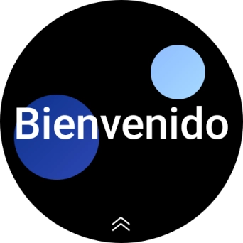Desliza el dedo hacia arriba desde la parte inferior de la pantalla. Desliza el dedo hacia arriba desde la parte inferior de la pantalla.
