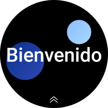 Desliza el dedo hacia arriba desde la parte inferior de la pantalla. Desliza el dedo hacia arriba desde la parte inferior de la pantalla.