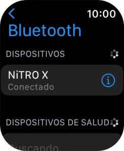 Pulsa la Digital Crown para terminar y regresar a la pantalla de inicio. Pulsa la Digital Crown para terminar y regresar a la pantalla de inicio.