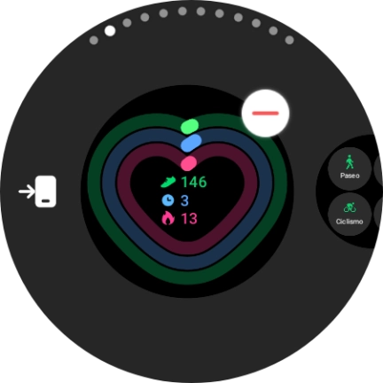 Pulsa el icono de eliminar widgets. Pulsa el icono de eliminar widgets.