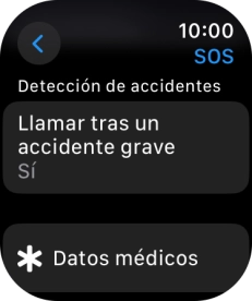Pulsa Llamar tras un accidente grave. Pulsa Llamar tras un accidente grave.