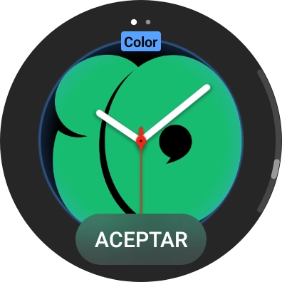 Desliza el dedo por la pantalla para cambiar entre los distintos tipos de diseño. Desliza el dedo por la pantalla para cambiar entre los distintos tipos de diseño.