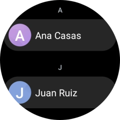 Pulsa el contacto deseado. Pulsa el contacto deseado.