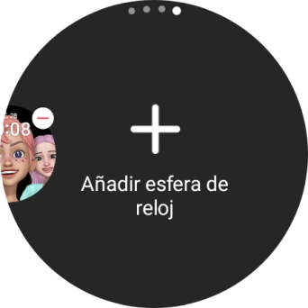 Pulsa Añadir esfera de reloj. Pulsa Añadir esfera de reloj.