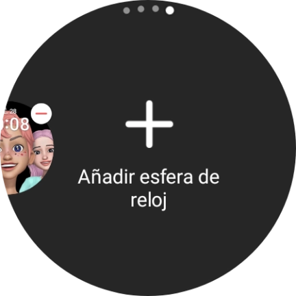 Pulsa Añadir esfera de reloj. Pulsa Añadir esfera de reloj.
