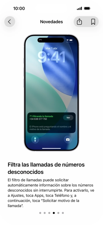 Desliza el dedo hacia arriba desde la parte inferior de la pantalla para terminar y volver a la pantalla de inicio. Desliza el dedo hacia arriba desde la parte inferior de la pantalla para terminar y volver a la pantalla de inicio.