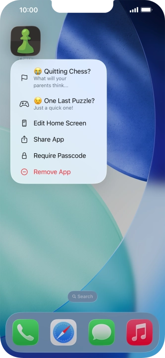 Press Require Passcode. Press Require Passcode.