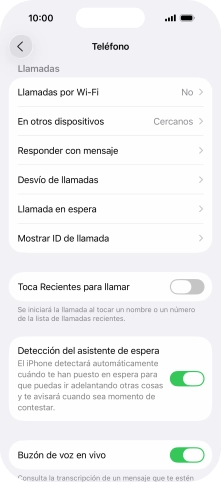 Pulsa Llamada en espera. Pulsa Llamada en espera.