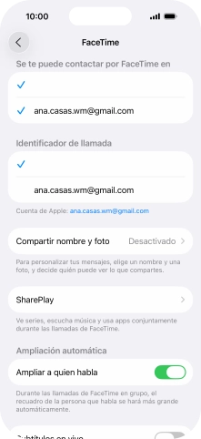 Pulsa el ajuste deseado bajo Pulsa el ajuste deseado bajo
