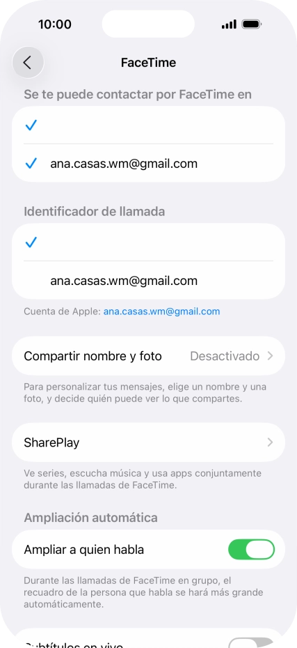 Pulsa el ajuste deseado bajo Pulsa el ajuste deseado bajo