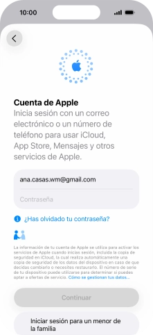 Pulsa Contraseña e introduce la contraseña de tu Cuenta de Apple. Pulsa Contraseña e introduce la contraseña de tu Cuenta de Apple.