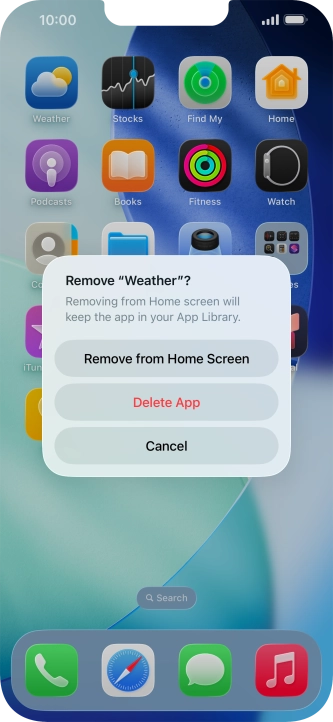 Press Delete App. Press Delete App.