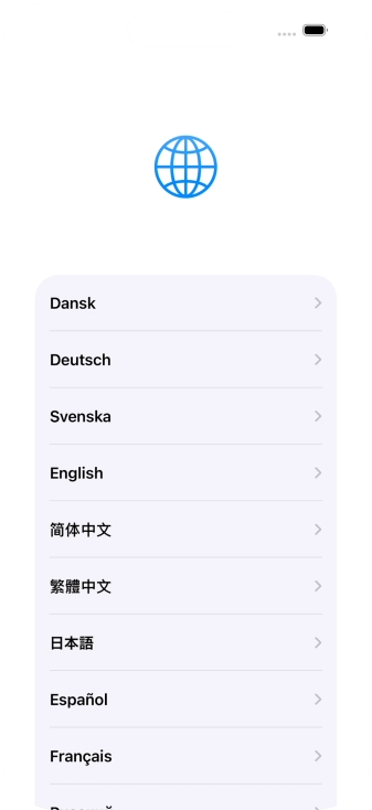 Pulsa el idioma deseado. Pulsa el idioma deseado.