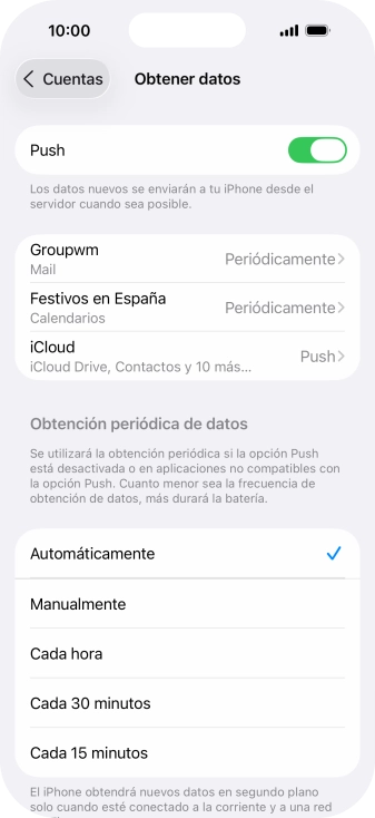 Pulsa el indicador junto a Pulsa el indicador junto a