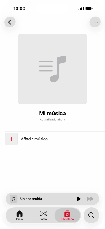 Pulsa Añadir música. Pulsa Añadir música.