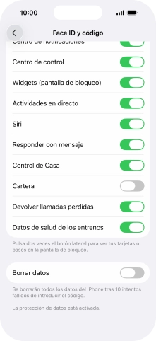 Pulsa el indicador junto a Pulsa el indicador junto a