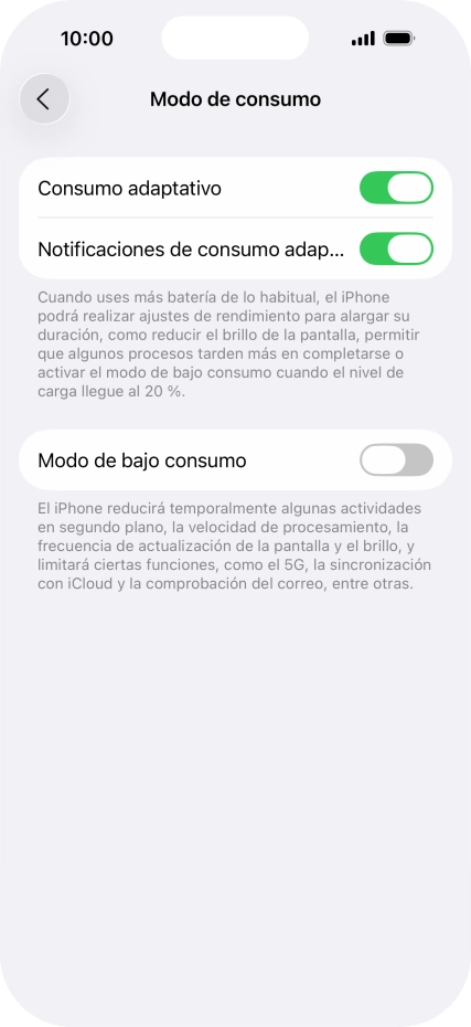 Pulsa el indicador junto a Pulsa el indicador junto a