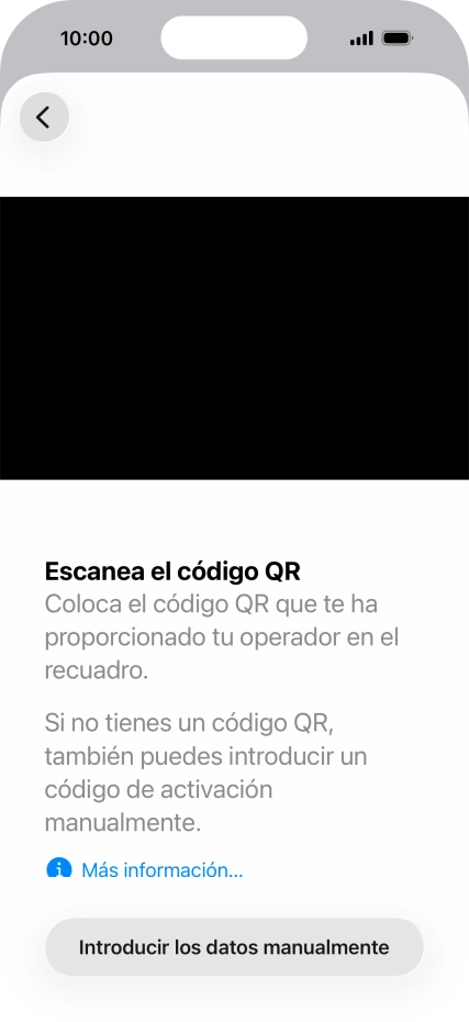 Coloca el código QR dentro del marco de la cámara del teléfono para escanearlo. Coloca el código QR dentro del marco de la cámara del teléfono para escanearlo.