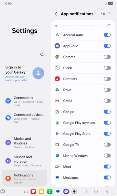 Press the drop down list. Press the drop down list.
