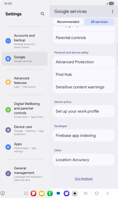 Press Find Hub. Press Find Hub.